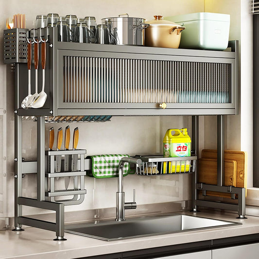 Escurridor de Platos con Tapa, Práctico y Elegante - Alfa Store