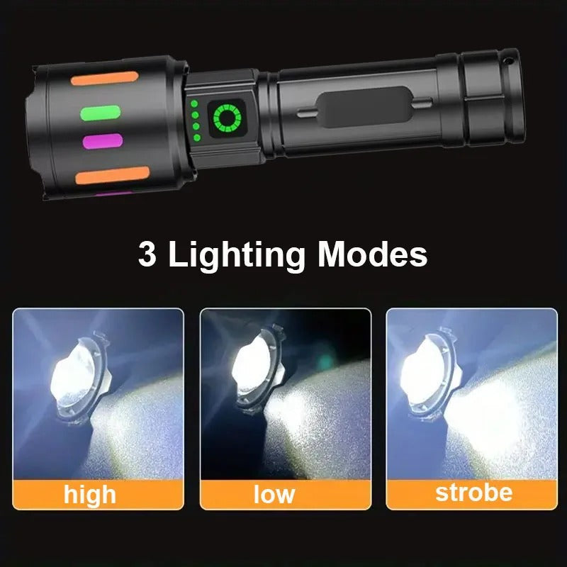 Linterna Led de alta potencia, Camping y Senderismo - Alfa Store